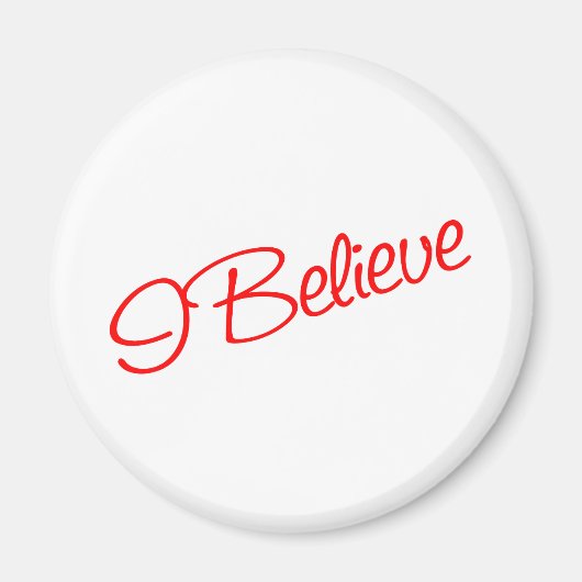 Ich glaube magnet (Vorne)