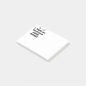Ich glaube, mein Wächter Angel trinkt Post-it Klebezettel (angewinkelt)
