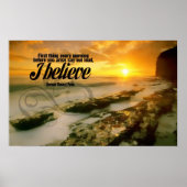 Ich glaube, Motivierend Poster (Vorne)
