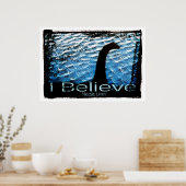 Ich glaube, Nessie Lives Poster (Küche)