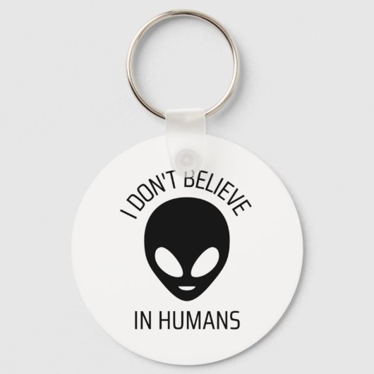 Ich glaube nicht an den Menschen Schlüsselanhänger (Vorderseite)