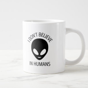 Ich glaube nicht an die Tasse des Humans
