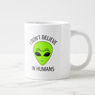 Ich glaube nicht an die Tasse des Humans
