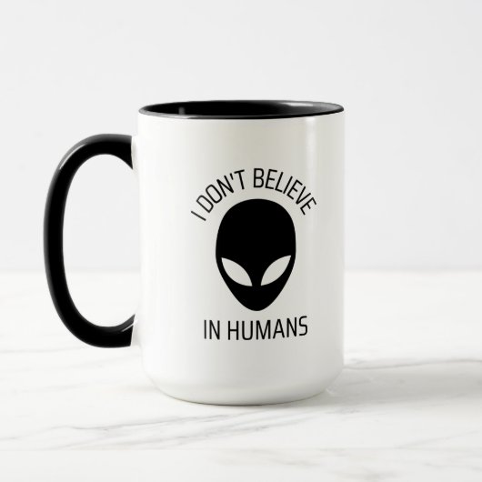 Ich glaube nicht an die Tasse des Humans (Links)