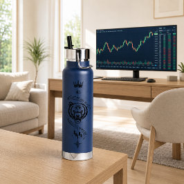 Ich glaube nicht an Glück Bär Trader Symbol Design Trinkflasche