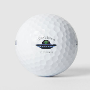 Ich glaube nicht an Menschen Golfball