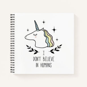 Ich glaube nicht an Menschen Notizblock