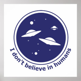 Ich glaube nicht an Menschen Poster