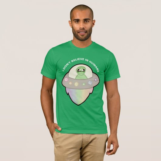 Ich glaube nicht an Menschen - T - Shirt (Vorne ganz)