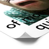 Ich glaube nicht, dass ich lebensbereit bin poster (Ecke)