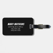 Ich glaube nicht, dass ich Sie auf dem Gepäckträge Gepäckanhänger (Rückseite horizontal)