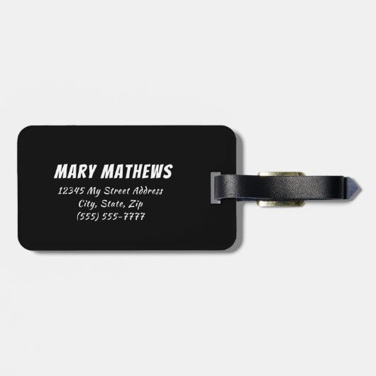 Ich glaube nicht, dass ich Sie auf dem Gepäckträge Gepäckanhänger (Rückseite horizontal)