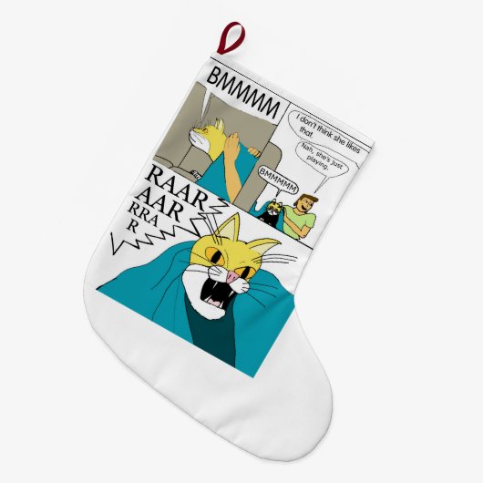 Ich glaube nicht, dass sie das mag großer weihnachtsstrumpf (Vorderansicht (hängend))