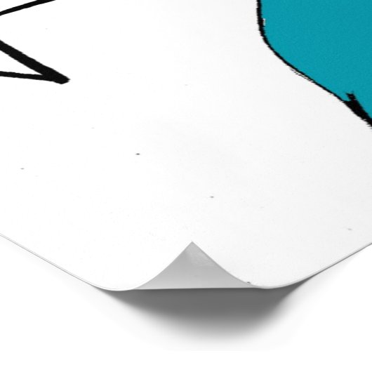 Ich glaube nicht, dass sie dieses Poster mag (Ecke)