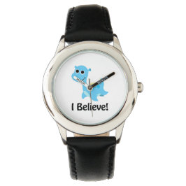 Ich glaube! Niedlich Blue Nessie Armbanduhr