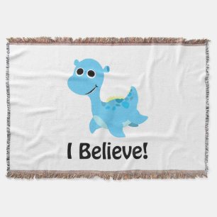 Ich glaube! Niedlich Blue Nessie Decke