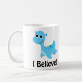 Ich glaube! Niedlich Blue Nessie Kaffeetasse (Links)