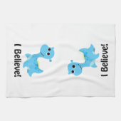 Ich glaube! Niedlich Blue Nessie Küchentuch (Horizontal)