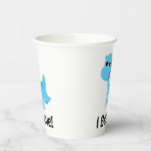 Ich glaube! Niedlich Blue Nessie Pappbecher (Links)