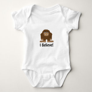 Ich glaube! Niedlicher Bigfoot Baby Strampler