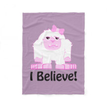 Ich glaube, Niedlicher Cartoon Girl Yeti