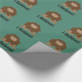 Ich glaube! Niedlicher Geschenkpapier (Ecke)