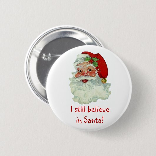 Ich glaube noch an den Santa Button (Vorne & Hinten)