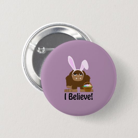 Ich glaube! Ostergras Button (Vorne & Hinten)