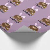Ich glaube! Ostergras Geschenkpapier (Ecke)