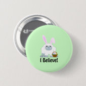 Ich glaube! Ostern Yeti Button (Vorne & Hinten)