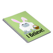 Ich glaube! Ostern Yeti Notizblock (Rechte Seite)