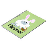 Ich glaube! Ostern Yeti Notizblock (Linke Seite)