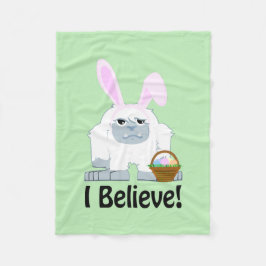 Ich glaube! OsterYeti Fleecedecke