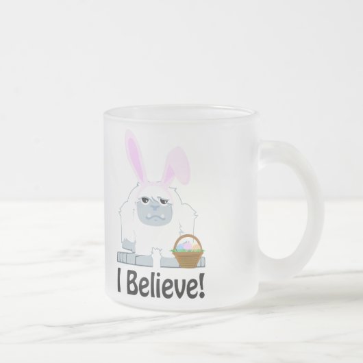 Ich glaube! OsterYeti Mattglastasse (Rechts)