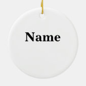 Ich glaube patriotischer keramik ornament (Hinten)