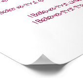 Ich glaube poster (Ecke)