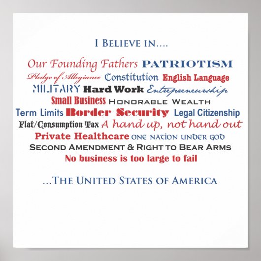 Ich glaube poster (Vorne)