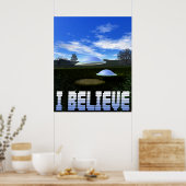 Ich glaube Poster (Küche)