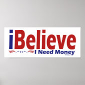 Ich glaube Postern Poster (Vorne)