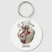 Ich glaube Reindeer Bell Schlüsselanhänger (Vorderseite)