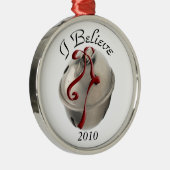 Ich glaube Rentier Bell Ornament Aus Metall (Rechts)