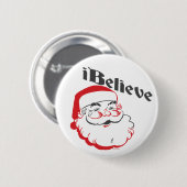 Ich glaube Sankt-Knöpfen Button (Vorne & Hinten)