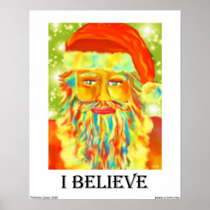 "Ich glaube" Sankt-Kunst-Druck Poster
