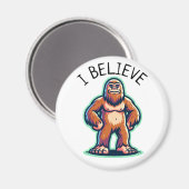 Ich glaube Sasquatch Bigfoot Magnet (Vorderseite/Rückseite)