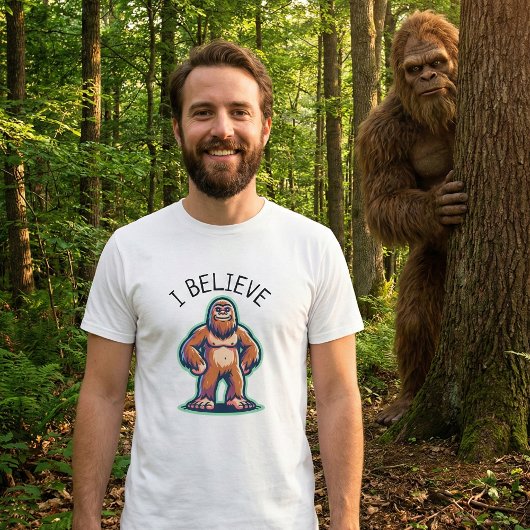 Ich glaube Sasquatch Bigfoot T-Shirt