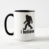 Ich glaube - schwarzer Silhouette Tasse (Links)