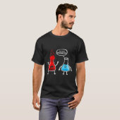 Ich glaube, Sie überreagieren - Funny Nerd Chemist T-Shirt (Vorne ganz)