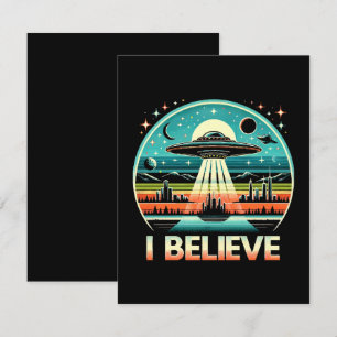 Ich glaube - UFO Begleitkarte