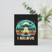 Ich glaube - UFO Feiertagspostkarte (Stehend Vorderseite)