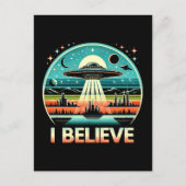Ich glaube - UFO Feiertagspostkarte (Vorderseite)